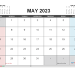 Printable May 2023 Calendar Free 12 Templates