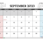 Printable September 2023 Calendar Free 12 Templates