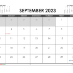 Printable September 2023 Calendar Free 12 Templates