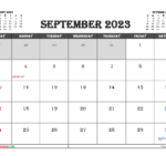 Printable September 2023 Calendar Free 12 Templates