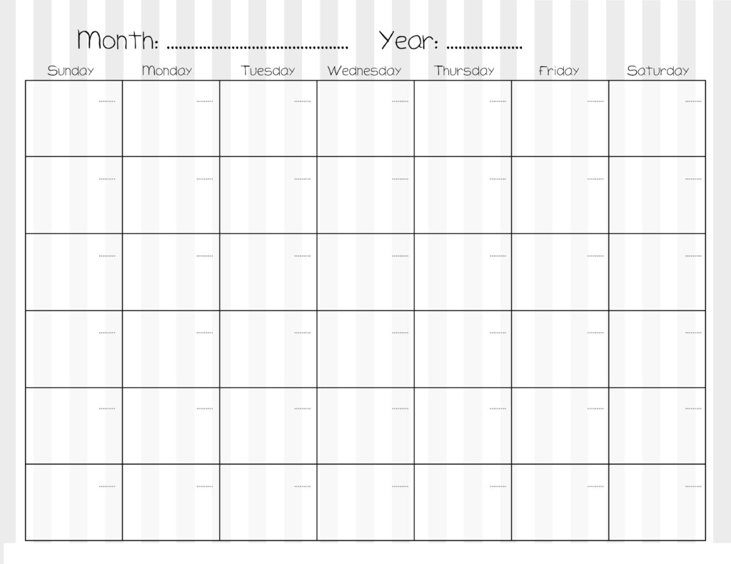 Sample Calendars To Print Activity Shelter