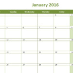 Simple Monthly Calendar Template Haven