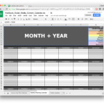 Social Media Calendar Template Google Docs Planner Template Free