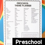 Themes Preschool Lessons Lesson Plans For Toddlers Preschool Planning