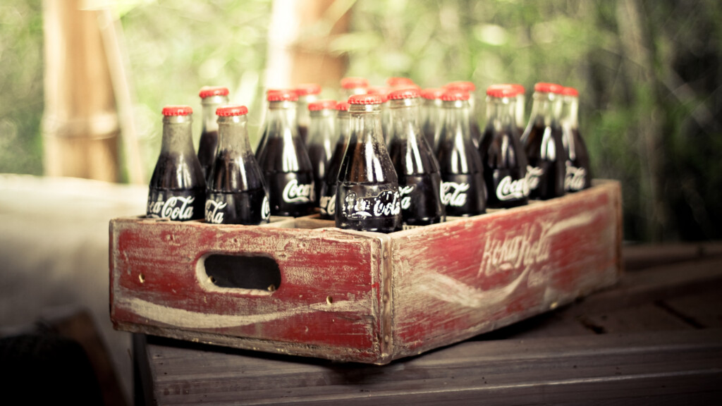 Wallpaper Coca Cola Drink Soda Box Vintage Retro Food 433
