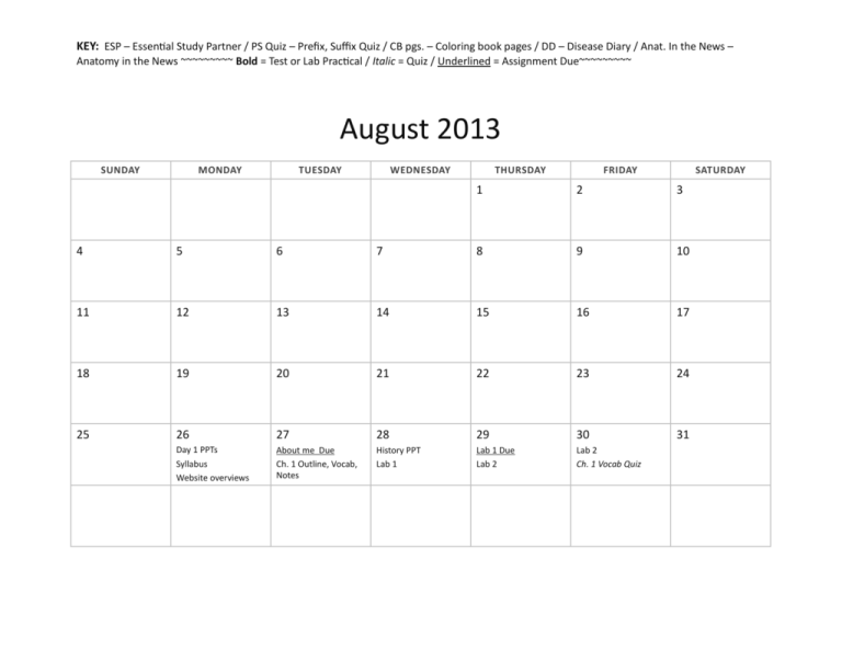 12 Month Basic Calendar Any Year Word