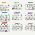 2020 2021 Financial Calendar Template Calendar Design