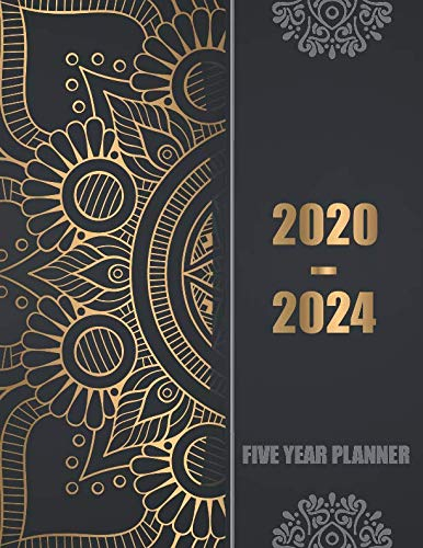 2020 2024 Five Year Planner 60 Months Calendar 5 Year Appointment