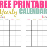 2020 Blank Yearly Calendar Template Free Printable Templates