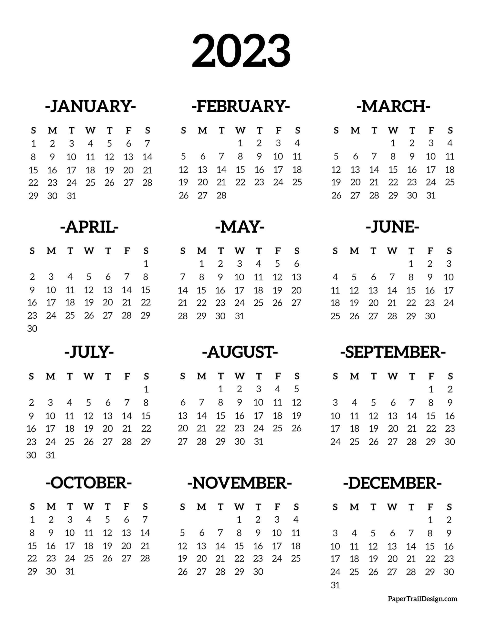 2023 Calendar Crownflourmills