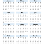 2023 Calendar PDF Word Excel