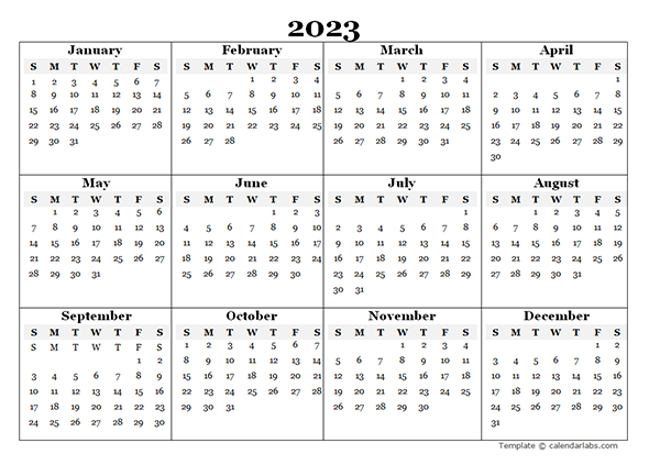 2023 Calendar Templates And Images 2023 Calendar Dominik Haney 