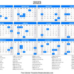 2023 Calendar Templates And Images 2023 Calendar Dominik Haney