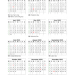 2023 Calendar With Federal Holidays Crownflourmills