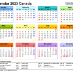 2023 Calendar With Holidays Canada Get Calendar 2023 Update