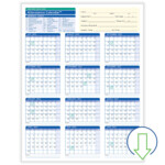 2023 Downloadable Fiscal Year Employee Attendance Calendar HRdirect