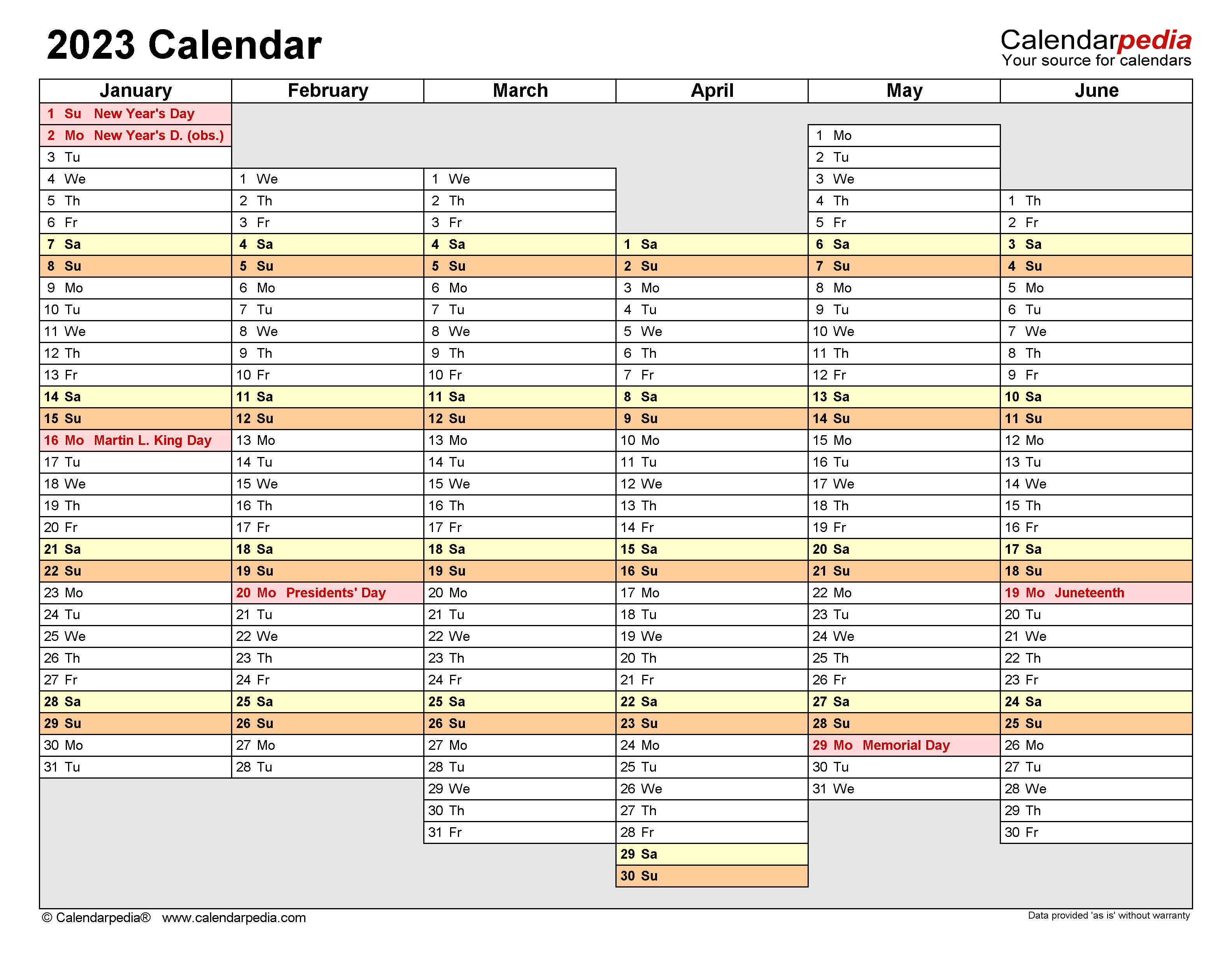 2023 Free Calendar Template FREE PRINTABLE TEMPLATES