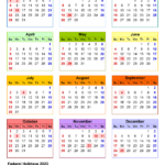 2023 Pocket Calendar Printable 2023 Calendar