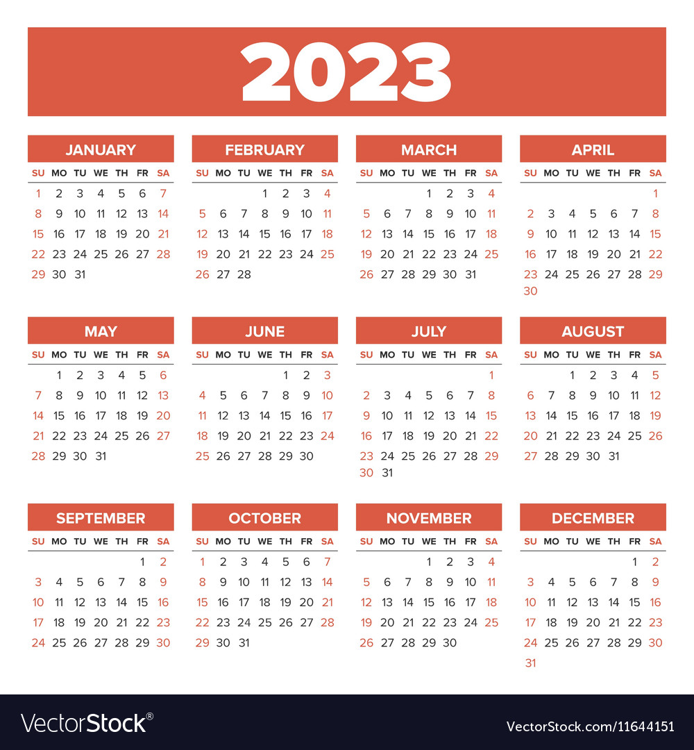 2023 Year Calendar Yearly Printable Download 2023 Printable Calendars ...