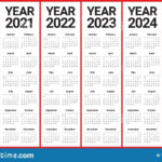 3 Year Calendar 2021 To 2023 Ten Free Printable Calendar 2021 2022