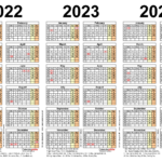 3 Year Calendar 2022 To 2024 Printable Printable Word Searches