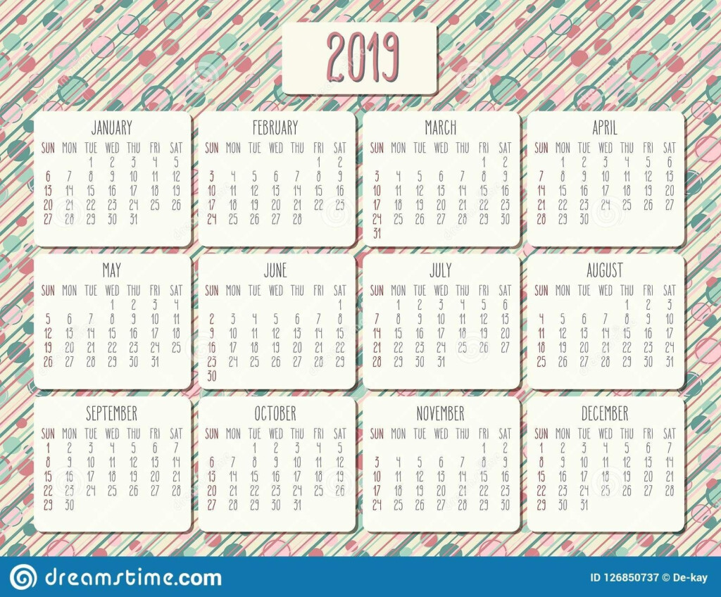 5 Year Monthly Calendar Calendar Printables Blank Calendar Template 