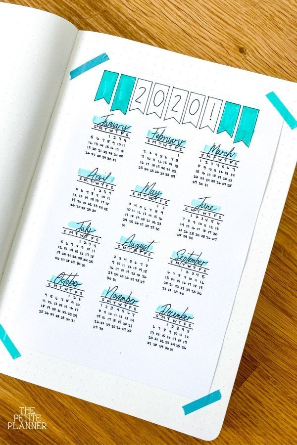 Bullet Journal Calendar Template Www summafinance