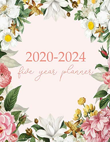 Buy 2020 2024 Five Year Planner Monthly Logbook And Journal 60 Months 