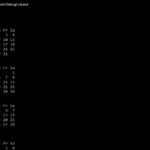 C Program To Display Month By Month Calendar For A Given Year