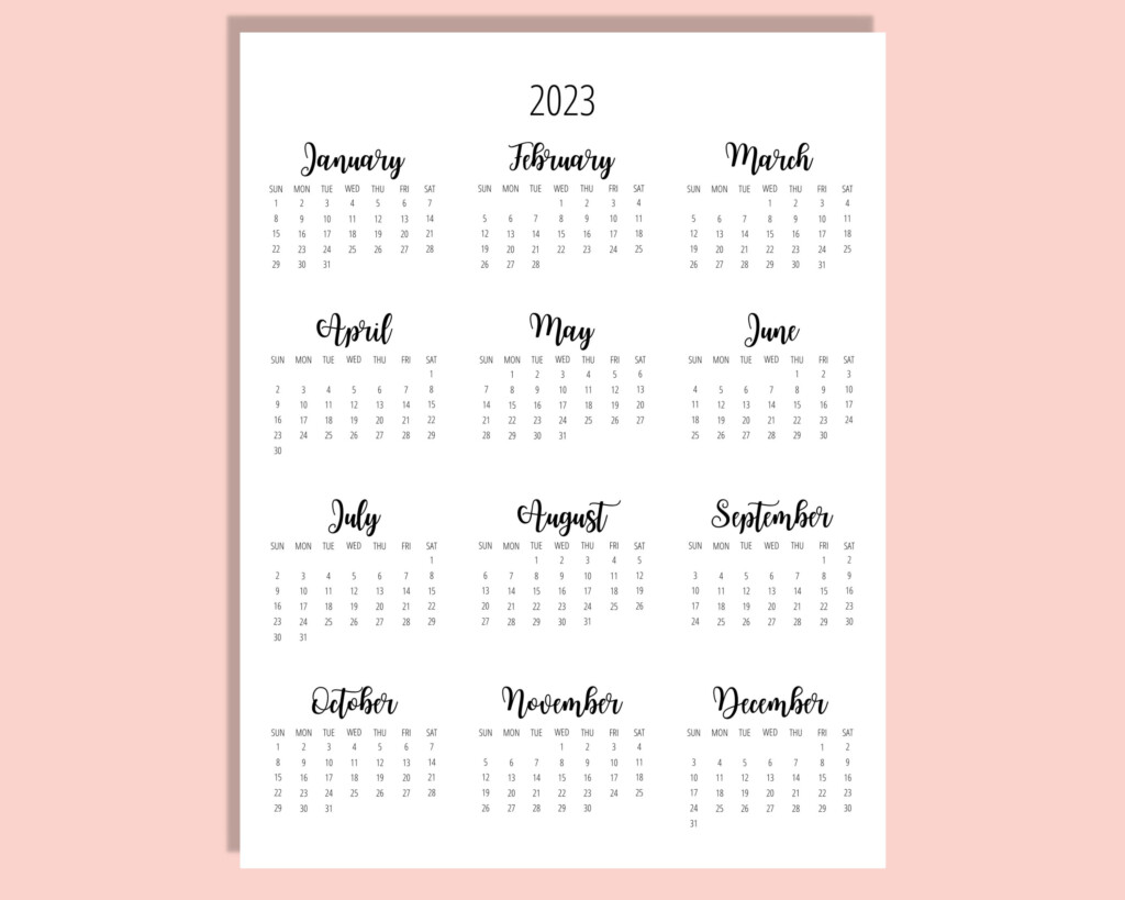 Calendar 2023 Template Wiki Cu c S ng Vi t