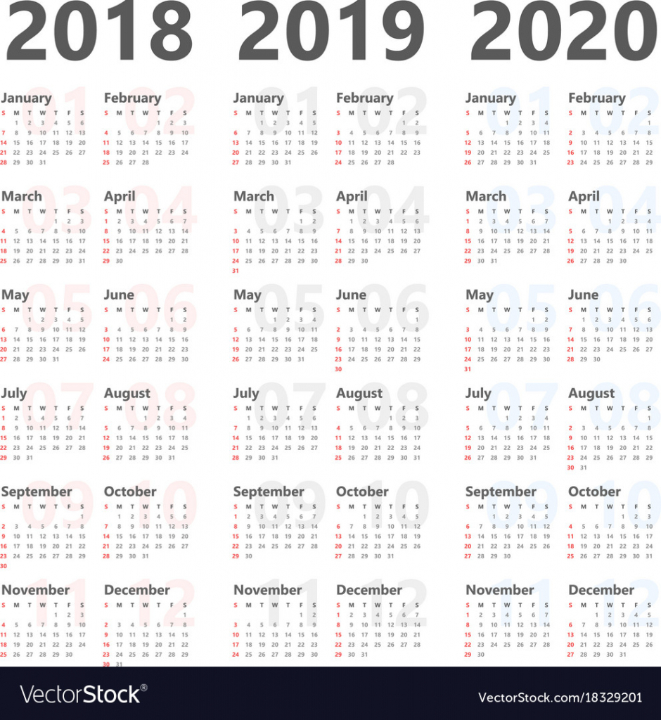 Calender For The Next 5 Years To Print Calendar Template 2022