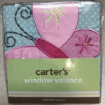CARTER S Meadowlark Collection Butterfly Floral Window Valance 14 x 60