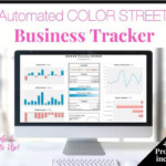 COLOR STREET Business Tracker Editable Spreadsheet For Your Etsy