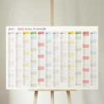 Details Of 20212022 Financial Year Wall Calendar 12 Month View