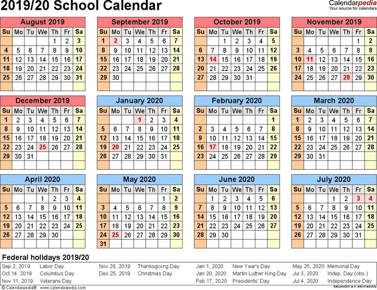 Exceptional 2020 Calendar With Federal Holidays Calendar Printables 