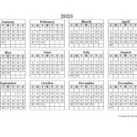 Famous 2023 Monthly Calendar Template Excel Ideas February Calendar 2023