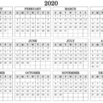 Free 12 Month Word Calendar Template 2021 Printable January 2021