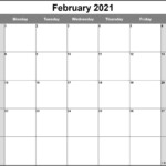 Free 2021 Calendar Monthly Printable Best Calendar Example