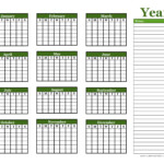 Free Calendar For January 2020 Editable Free Printable Download