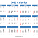 Free Editable Calendar 2023 Get Latest News 2023 Update