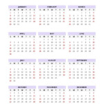 Free Printable 2023 Yearly Calendar Template
