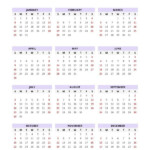 Free Printable 2023 Yearly Calendar Template In 2022 Yearly Calendar