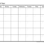 Free Printable Blank Calendar No Dates 2022 FreeBlankCalendar