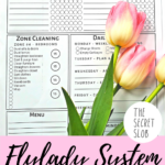 FREE Weekly Cleaning Printable Fly Lady Cleaning Cleaning Printable