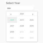 JQuery Datepicker To Pick Year Only YearPicker js CodeHim