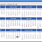 Months Of The Year Calendar