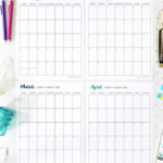 Months Of The Year Calendar Printables Shopmall my