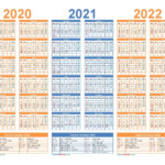 Multi Year Monthly Calendar 2022 2023 Calendar 2022