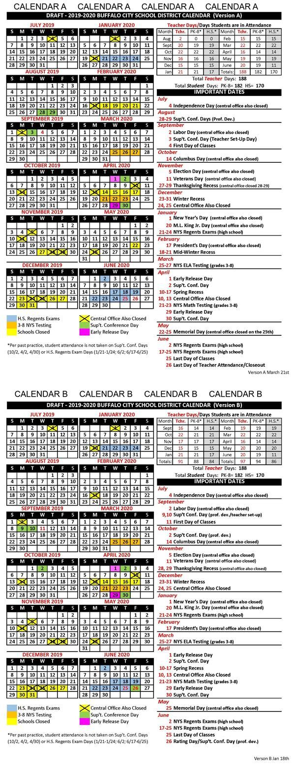 Buffalo Public Schools Calendar For The Year 2023