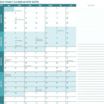 Printable Calendar 6 Months Per Page Yearly Calendar Template Excel